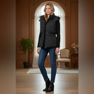 Sweaty Betty Black Sleeveless Puffer Jacket - NWOT ♥️